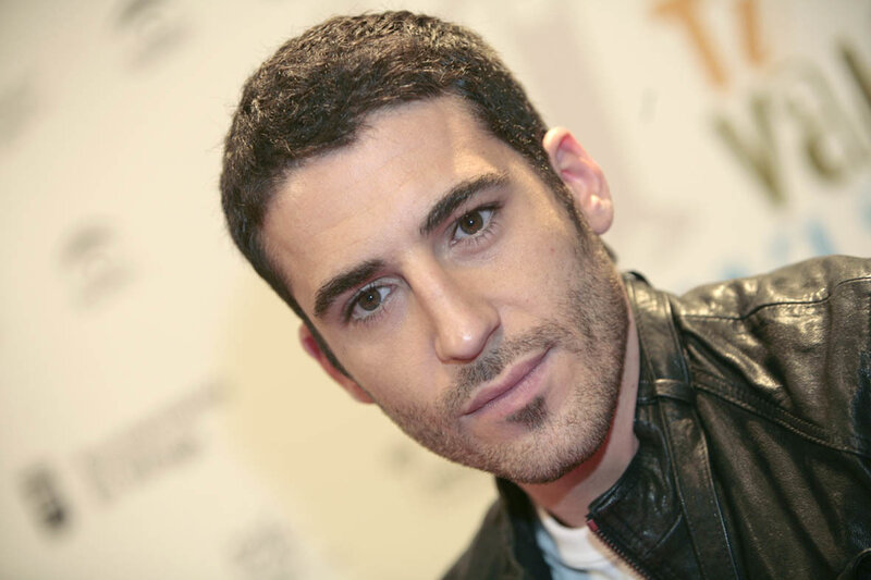 Man with Short Dark Hair — Black, Neutral, Photograph, Leather Jacket