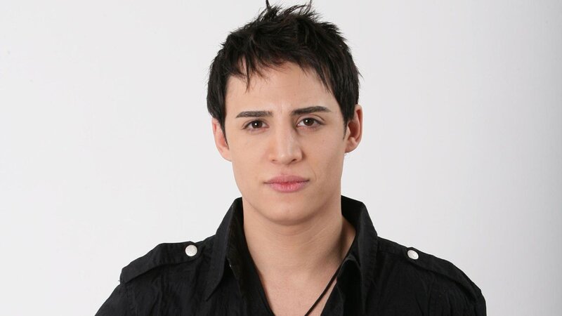 Man with Short Dark Hair — Black, Neutral