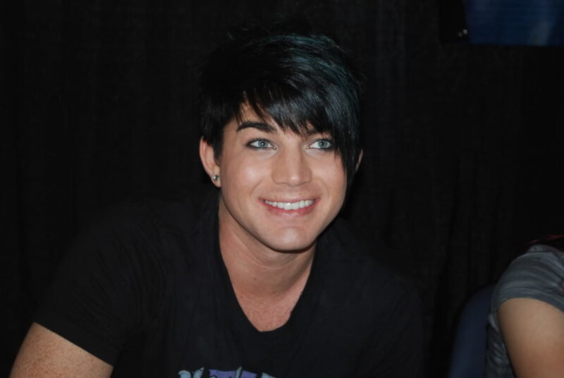 Man with Short Dark Hair — Black, Smiling