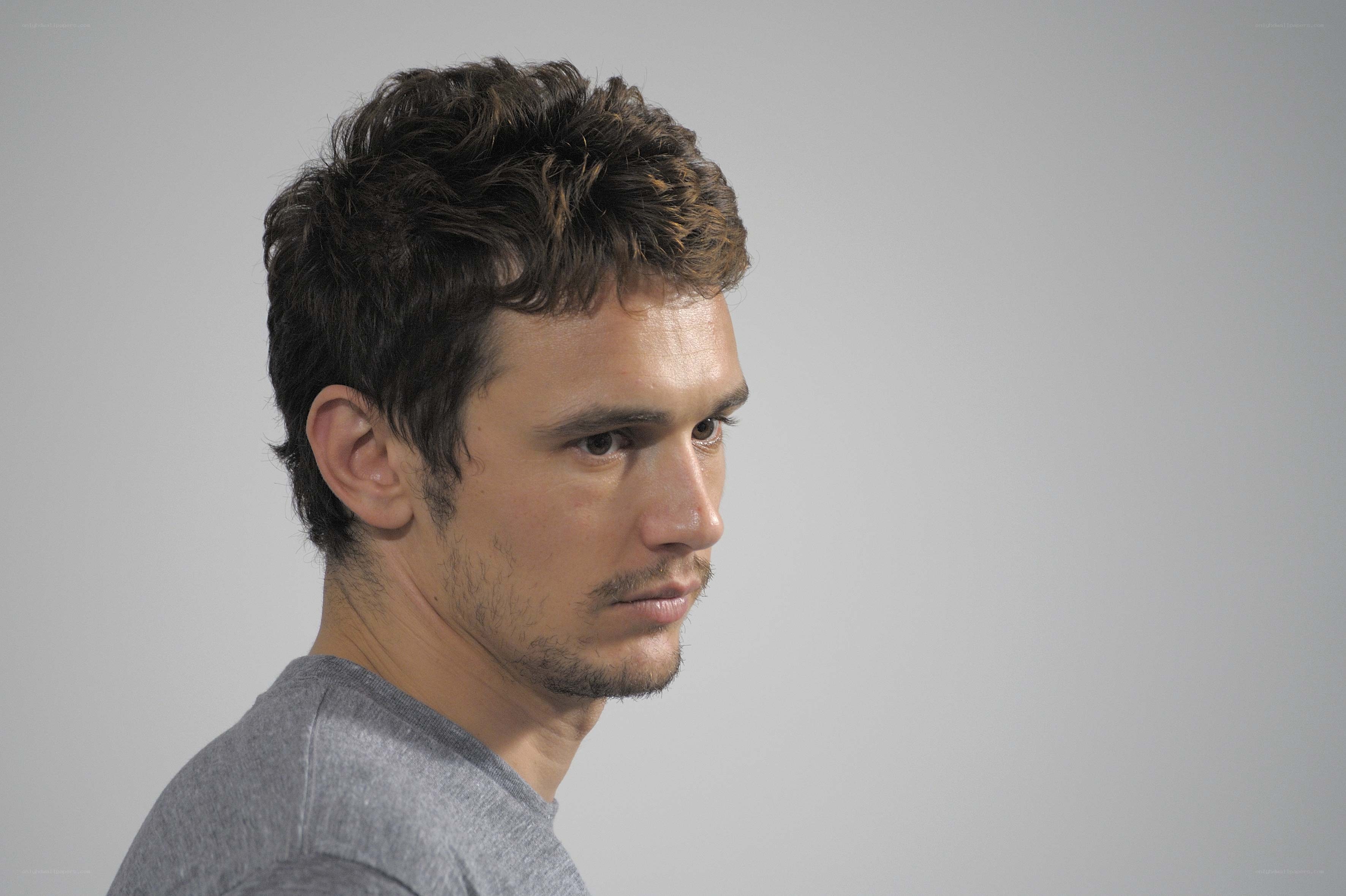man with short dark hair