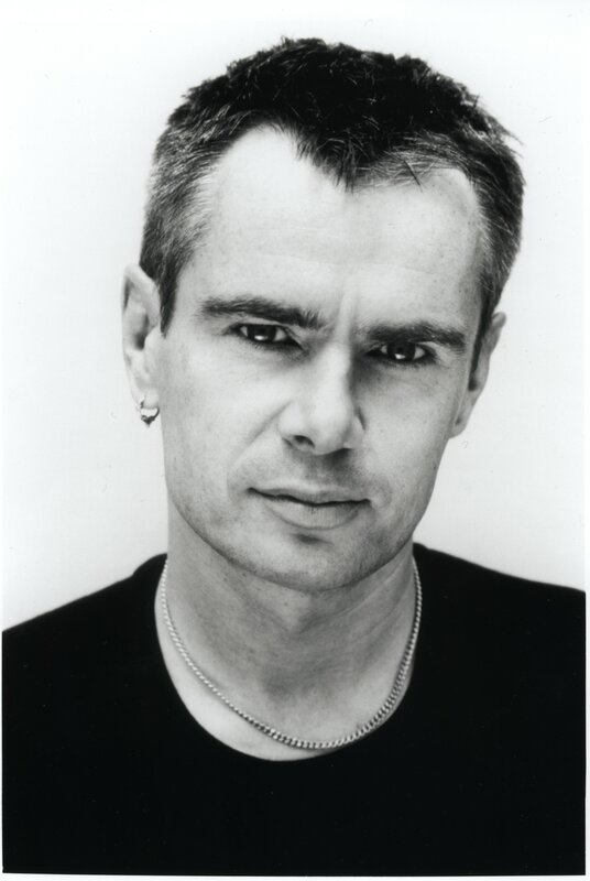 Man with Short Hair — Black, Neutral, Photograph, Earring, Necklace