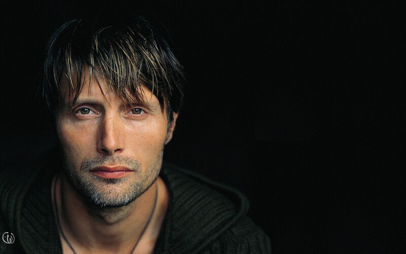 Man with Short Hair — Black, Serious, Photograph, Necklace