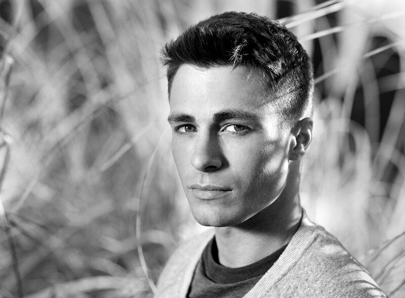 Man with Short Hair — Black, Serious, Photograph, Sweater