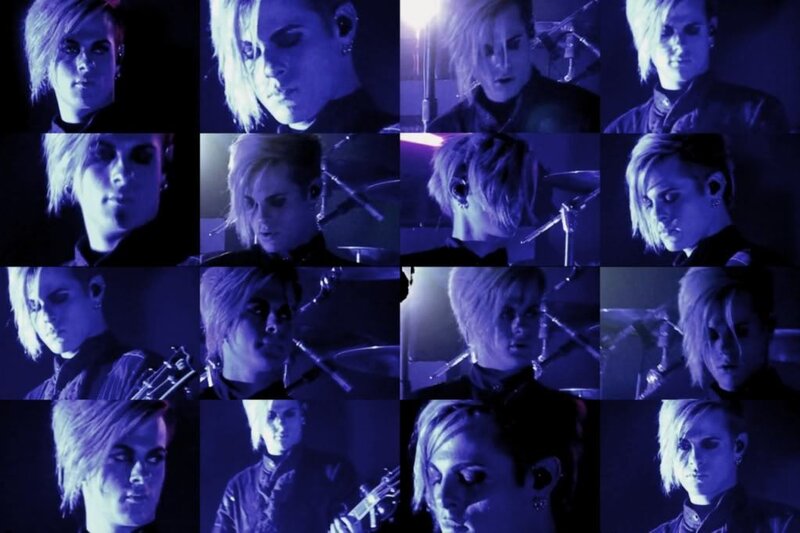 Man with Short Hair — Blue, Dramatic