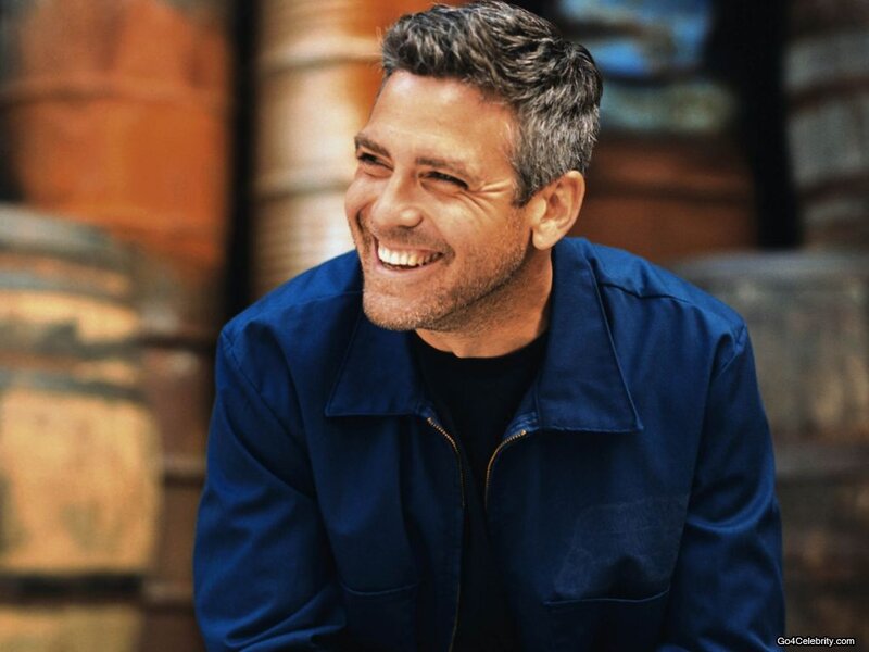 Man with Short Hair — Blue, Happy