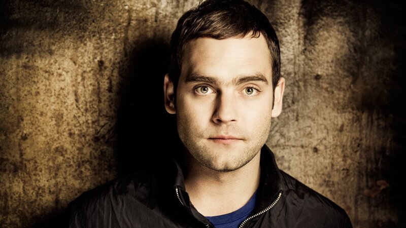 Man with Short Hair — Brown, Serious