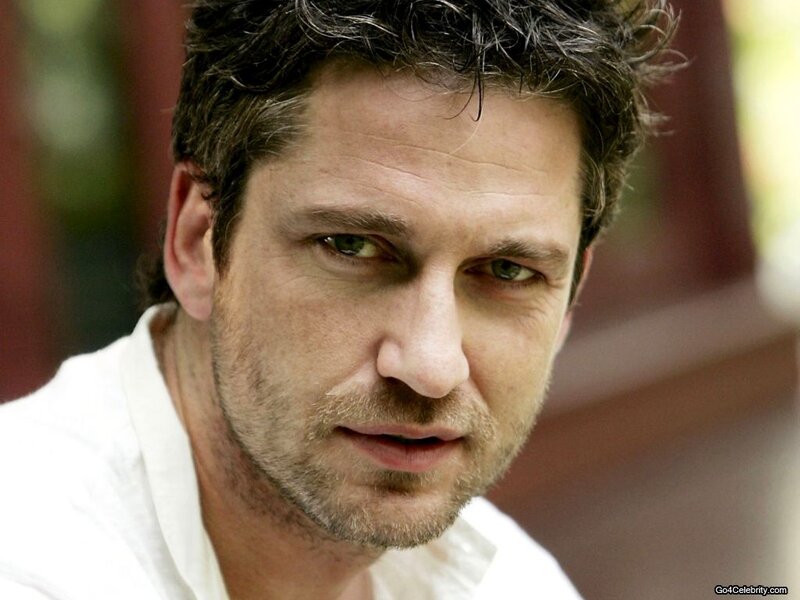 Man with Short Hair — White, Serious