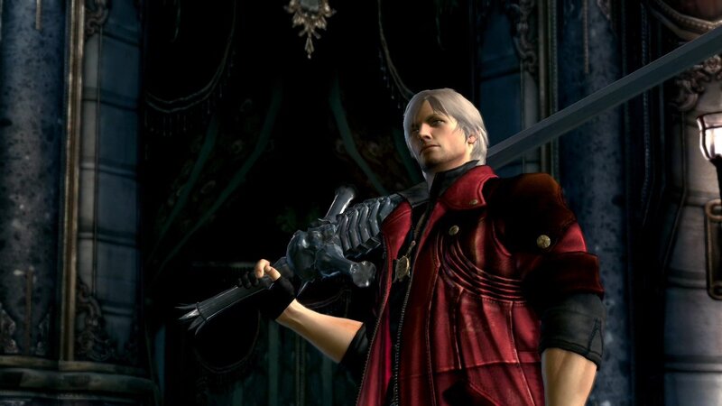 Man with Silver Hair — Red, Dramatic, 3d Render