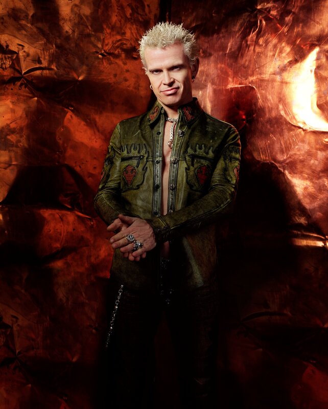 Man with spiky blonde hair