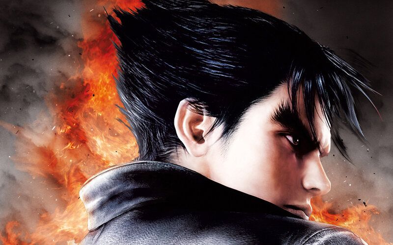 Man with Spiky Hair — Black, Dramatic, Digital Art, Fire