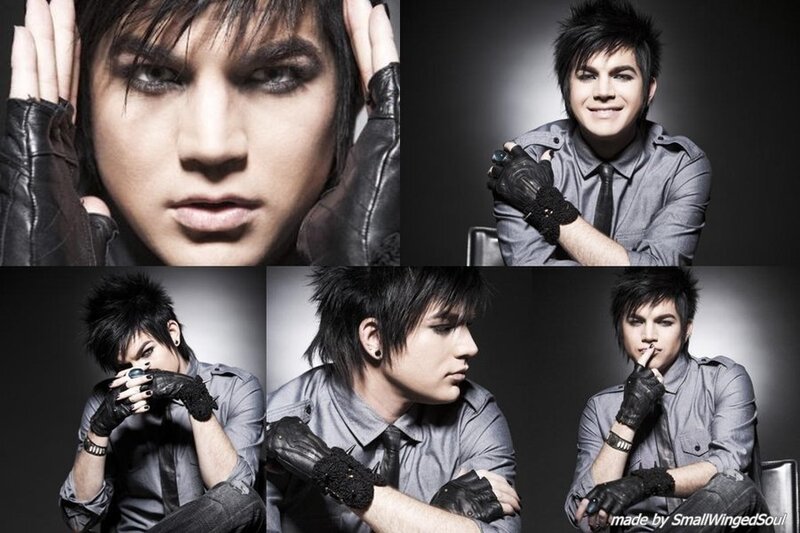 Man with Spiky Hair — Black, Dramatic