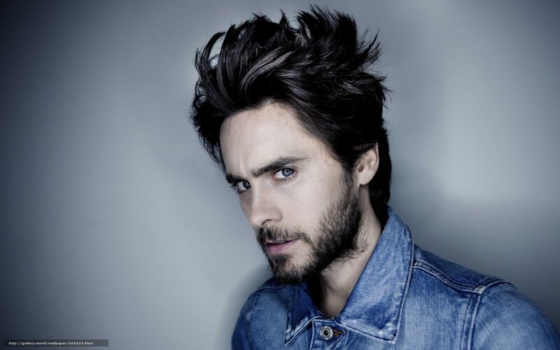 Man with Spiky Hair — Blue, Dramatic, Photograph