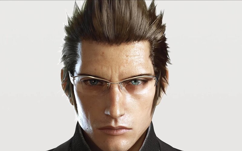 Man with Spiky Hair — Brown, Serious, 3d Render