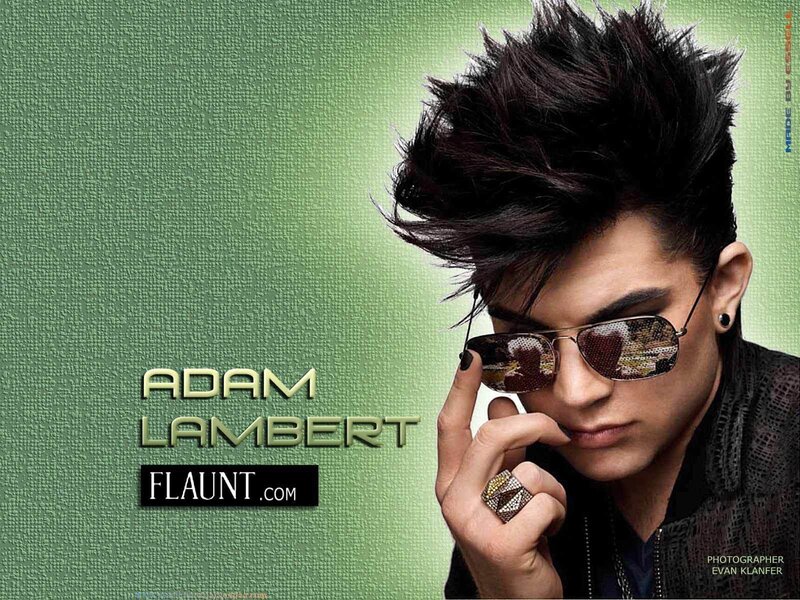 Man with Spiky Hair — Green, Confident