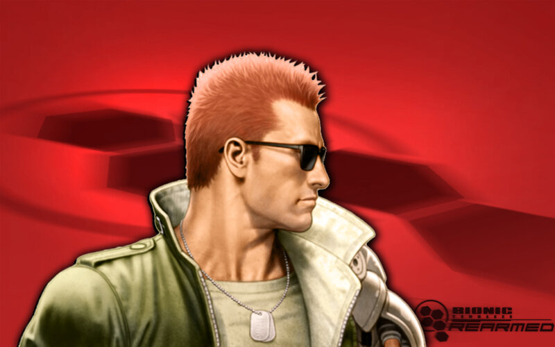Man with Spiky Hair — Red, Dramatic