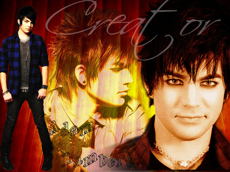 Man with Spiky Hair — Red