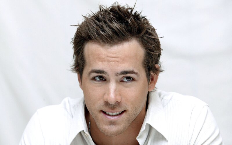 Man with Spiky Hair — White, Neutral