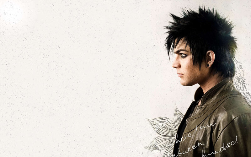 Man with Spiky Hair — White, Serious