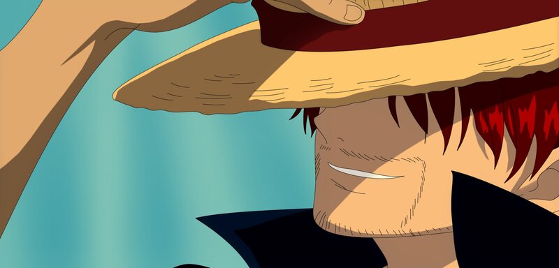 Man with Straw Hat — Blue