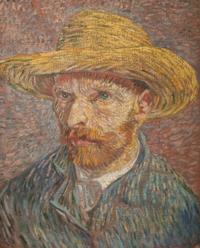 Man with Straw Hat — Yellow