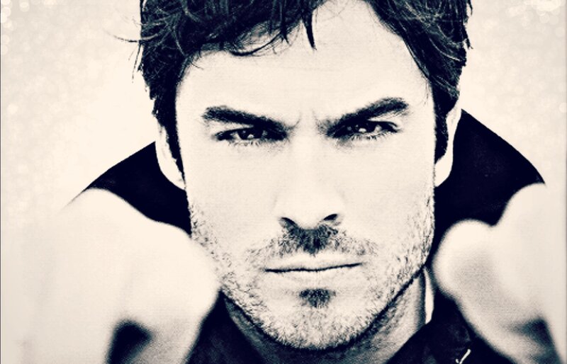 Man with Stubble — Black, Intense