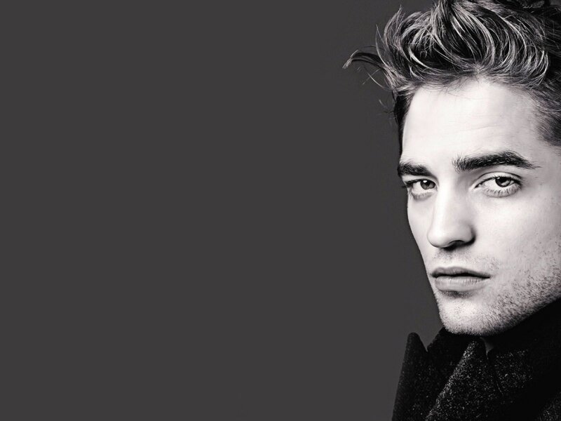 Man with Styled Hair — Black, Dramatic, Photograph