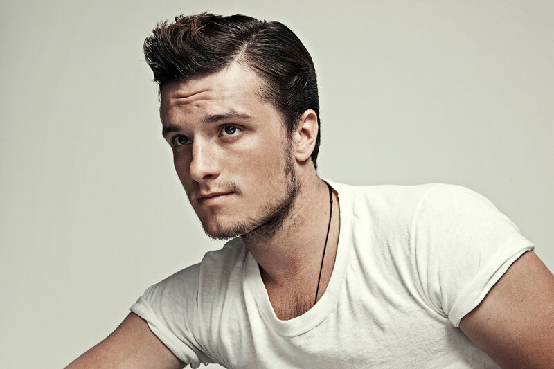 Man with Styled Hair — White, Neutral, Photograph
