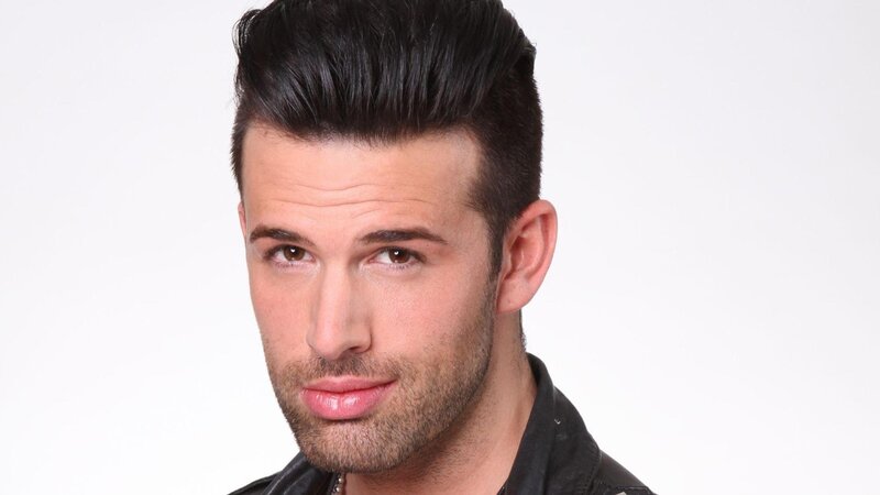 Man with Styled Hair — White