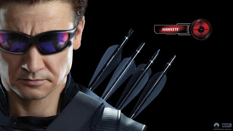 Man with Sunglasses and Arrows — Black