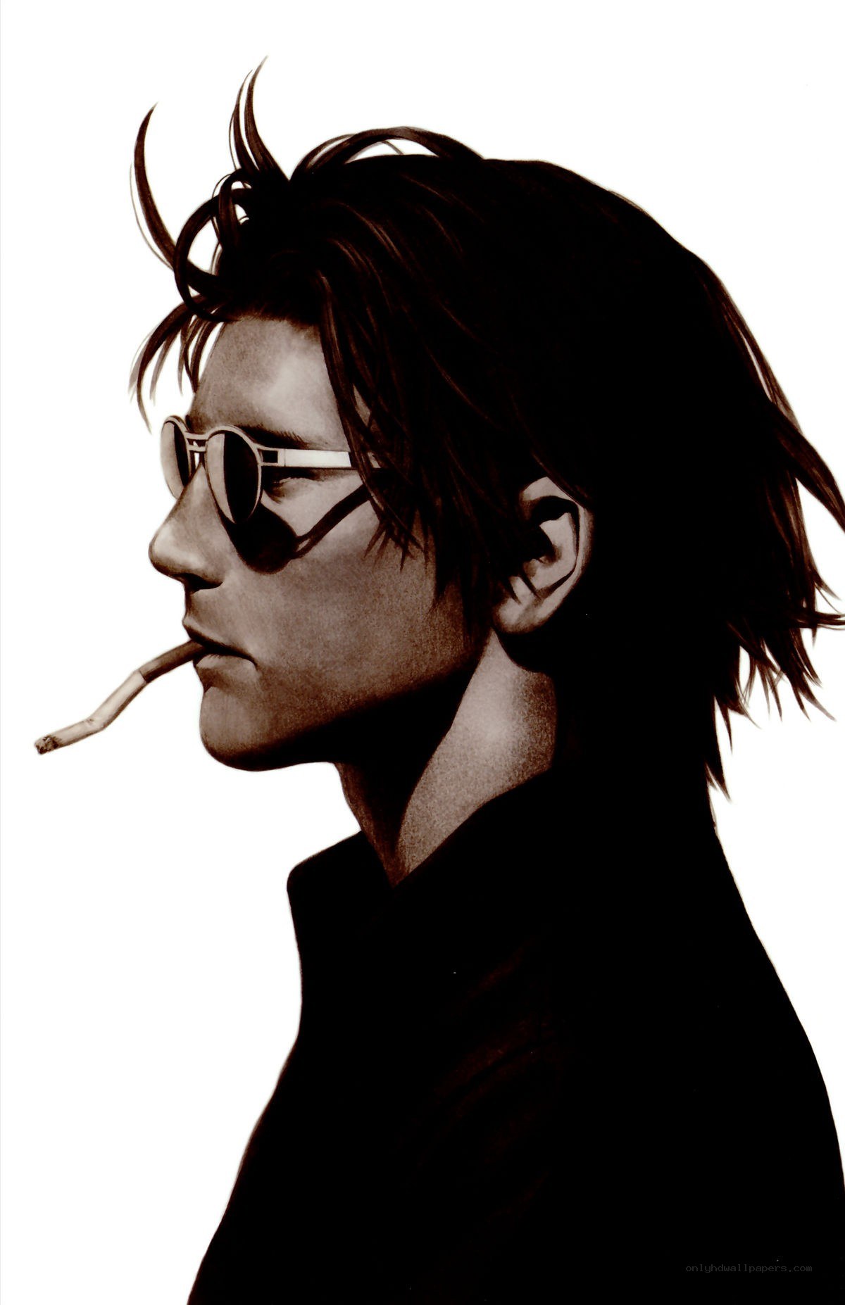 man with sunglasses and cigarette