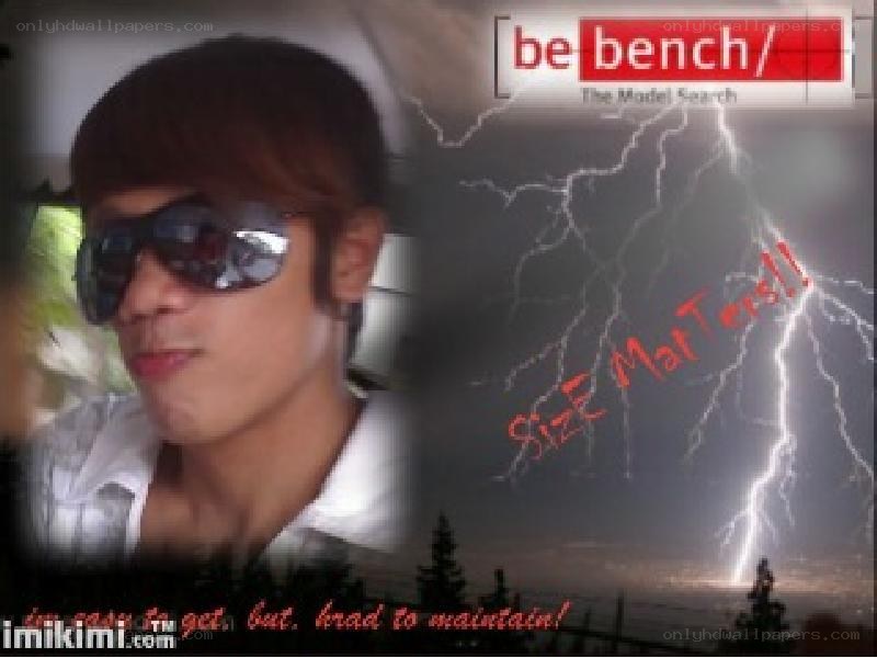 man with sunglasses and lightning