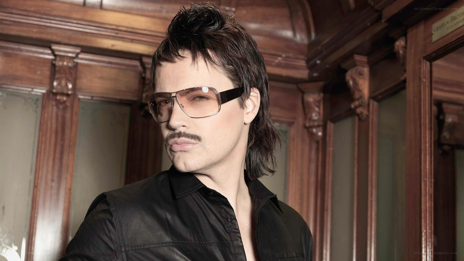 man with sunglasses and mustache