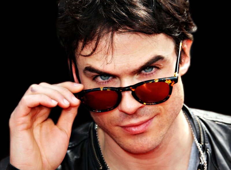 Man with Sunglasses — Black, Confident, Photograph, Leather Jacket