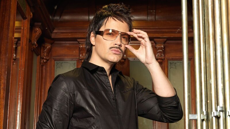 Man with Sunglasses — Black, Confident, Photograph, Mustache