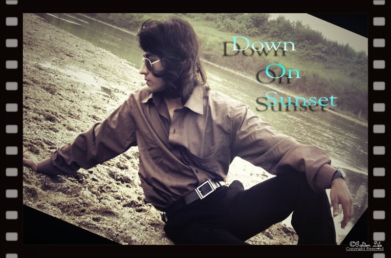 Man with Sunglasses — Brown, Contemplative
