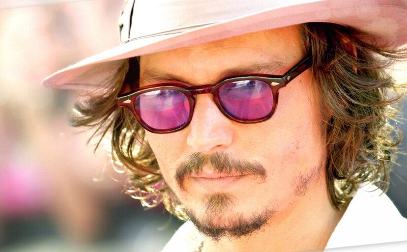 Man with Sunglasses — Brown, Neutral, Photograph