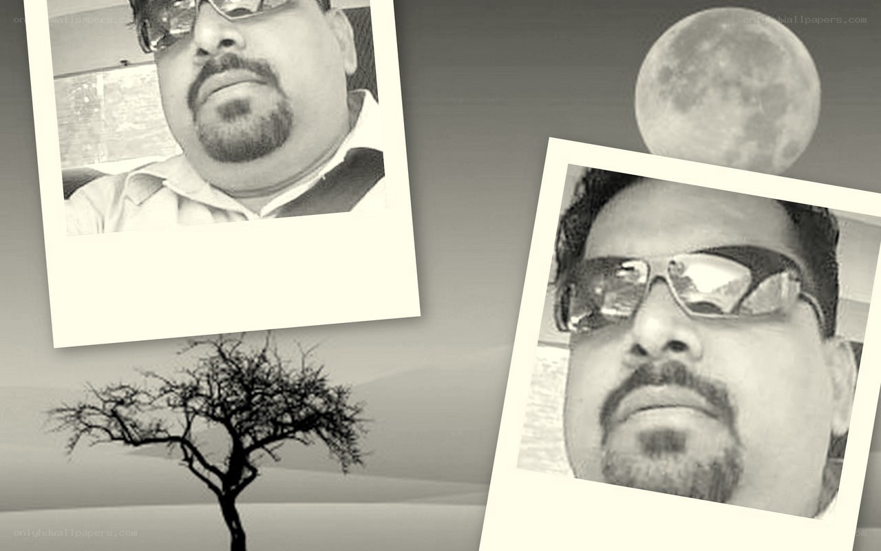 Man with sunglasses collage