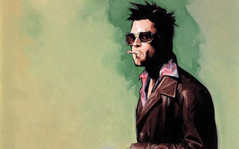 Man with Sunglasses — Green, Cool, Illustration