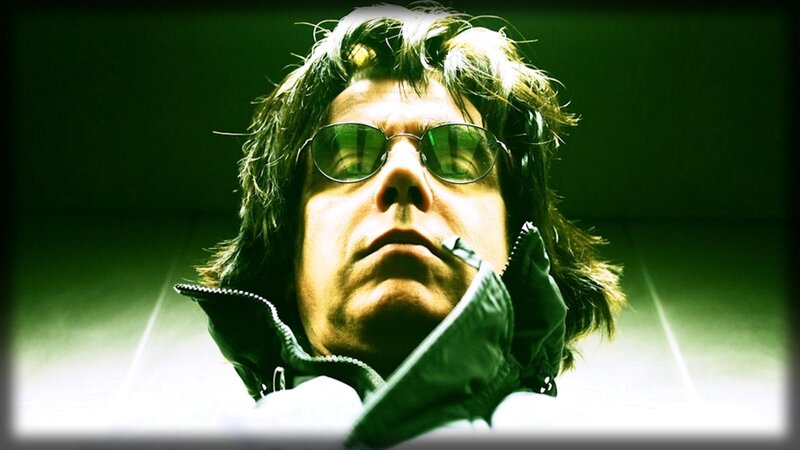 Man with Sunglasses — Green, Dramatic, Photograph