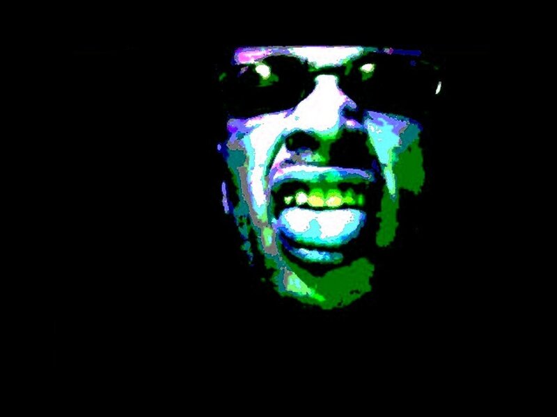 Man with Sunglasses — Green