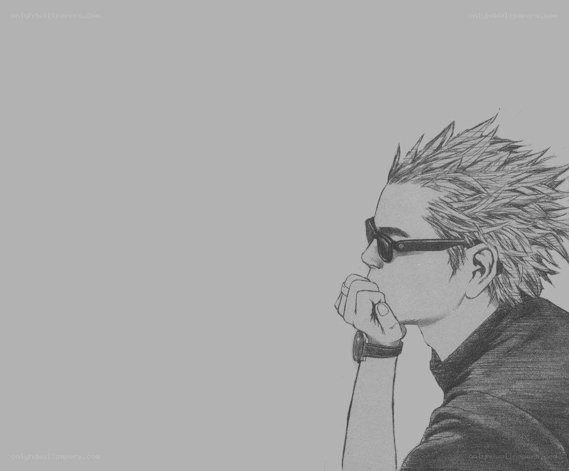 man with sunglasses in profile