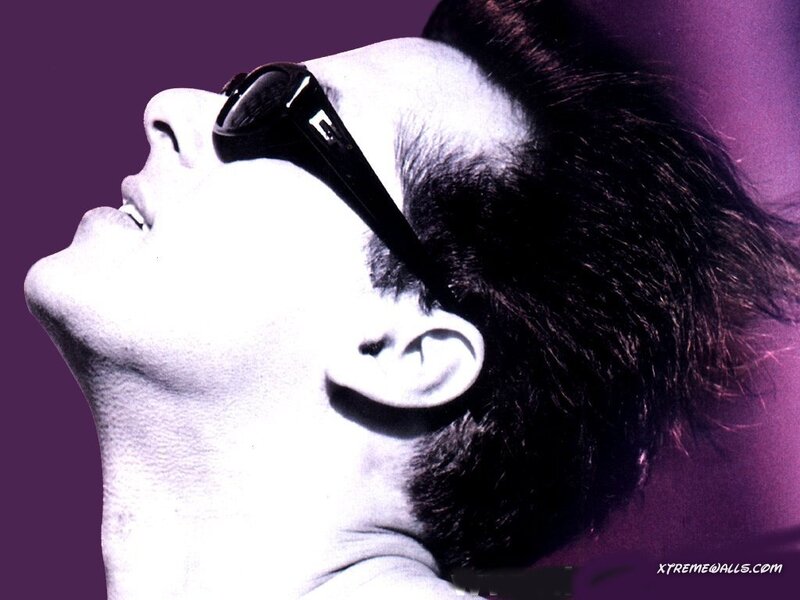 Man with Sunglasses — Purple, Dramatic