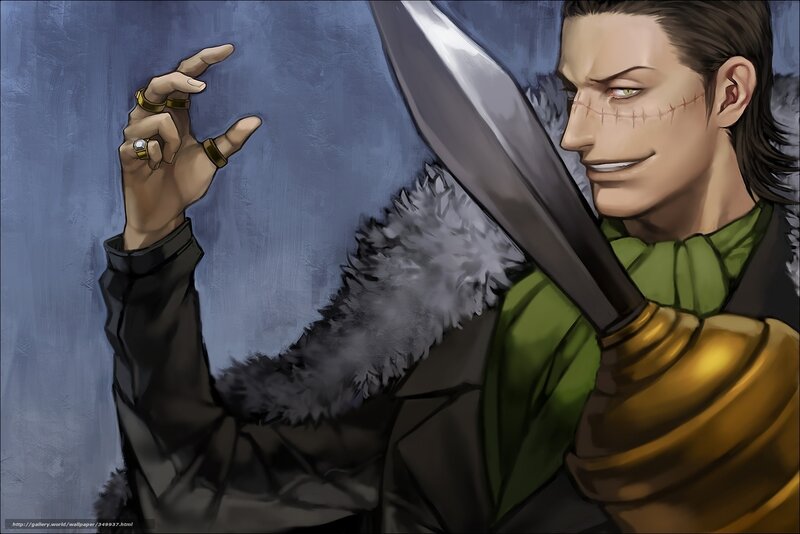 Man with Sword and Scar
