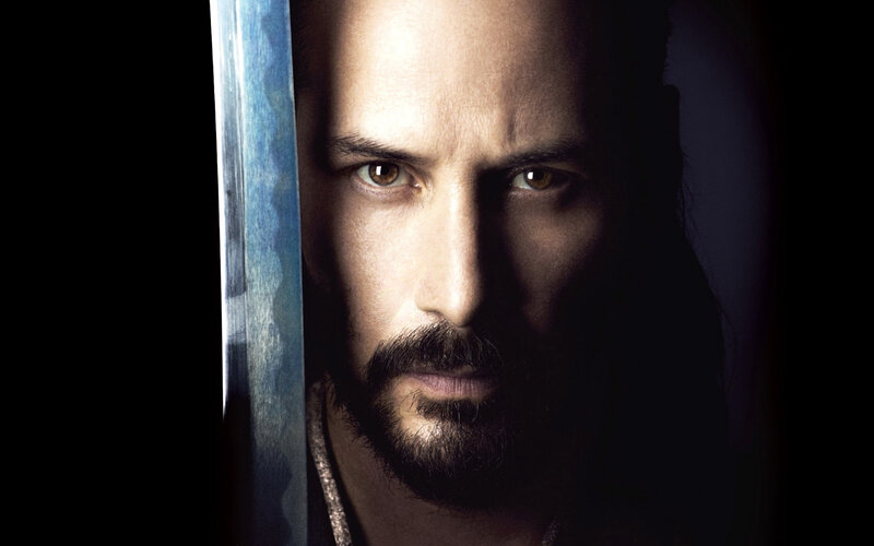 Man with Sword — Black, Dramatic, Photograph, Beard