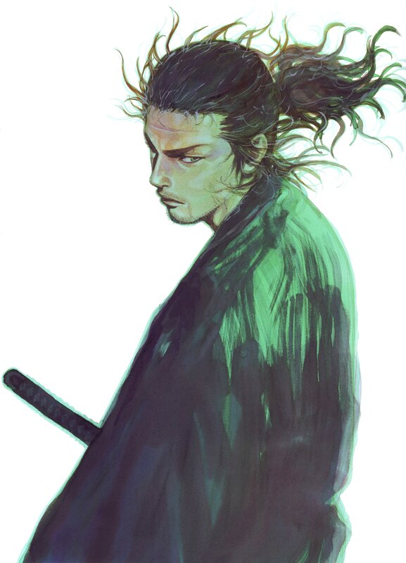 Man with Sword — Green