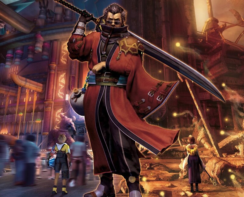 Man with Sword in City