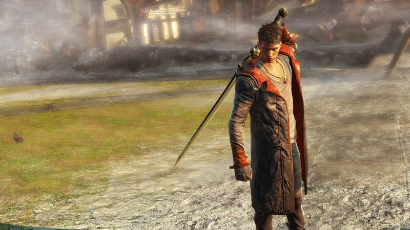 Man with Sword on Back — Brown
