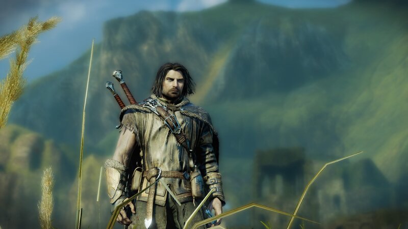 Man with Swords — Green