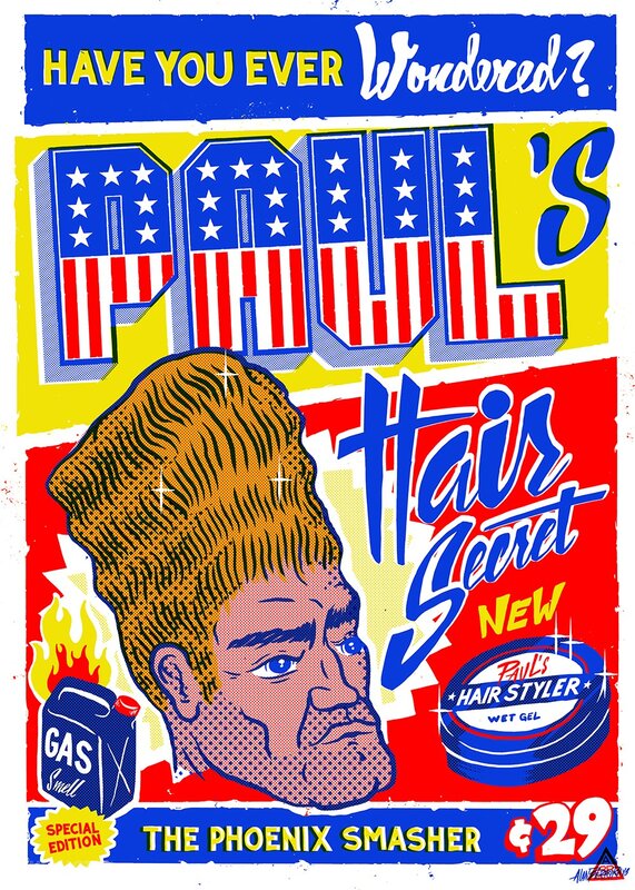 Man with Tall Hair
