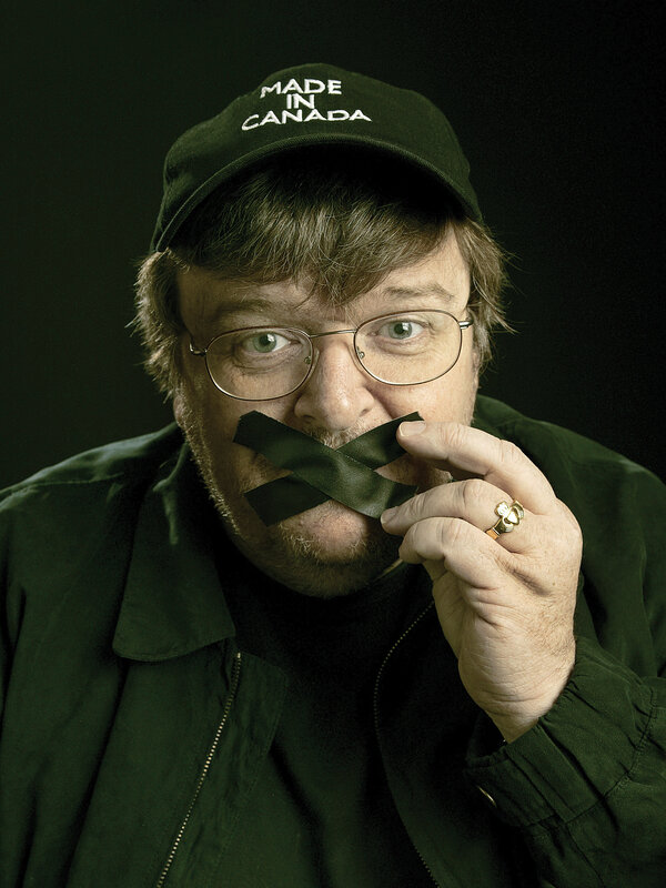 Man with tape over mouth